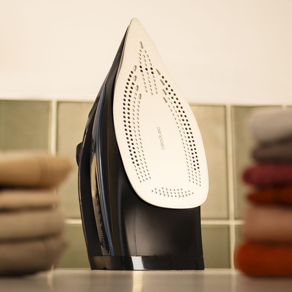 Cecotec Plancha Ropa Vapor 3D ForceAnodized 750 Smart. 3100W, Golpe de Vapor 200 g/min, Doble Suela Anodizada, Pantalla LCD, Antical, Autoapagado, Modo Eco, Depósito 400 ml