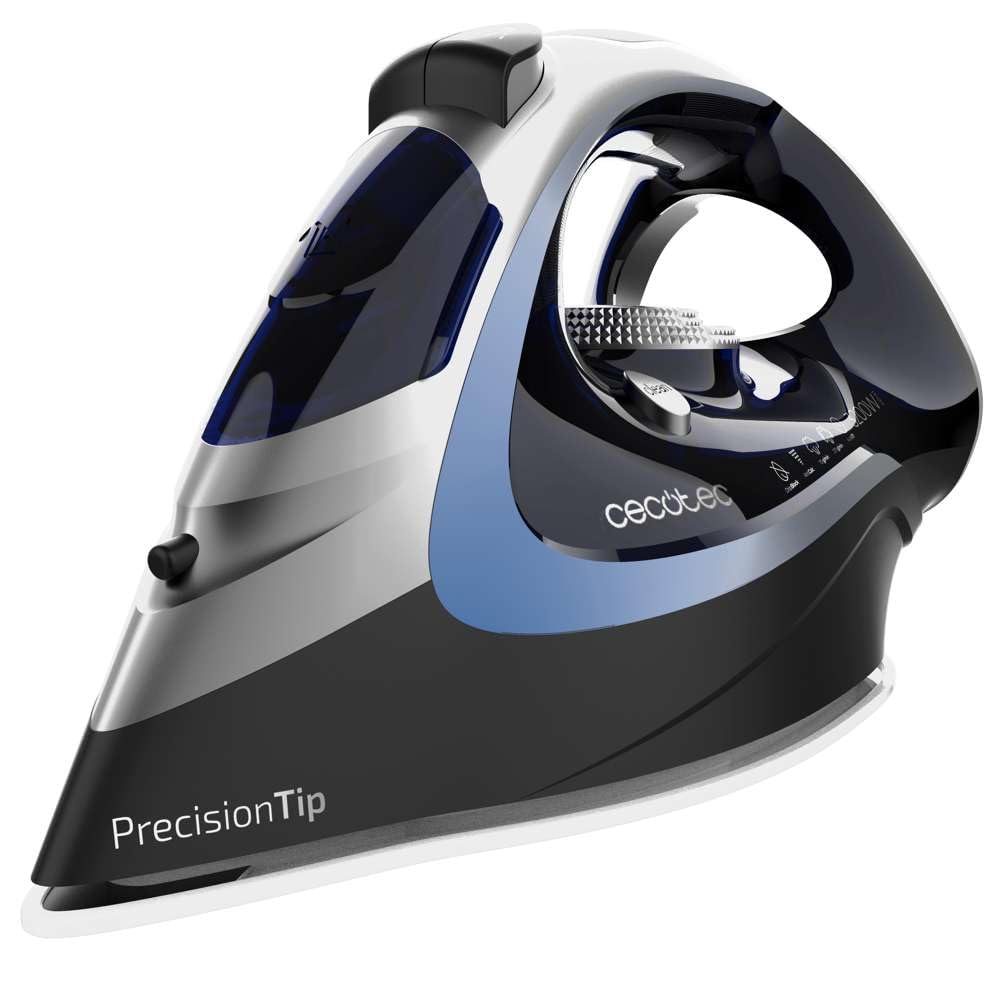Cecotec Plancha de la Ropa Horizontal Vapor IronHero 3200 Vital. 3200W, Golpe de Vapor 270g/min, Vapor Continuo 70g/min, Suela Gran Resistencia con Deslizamiento Perfecto, Antigoteo