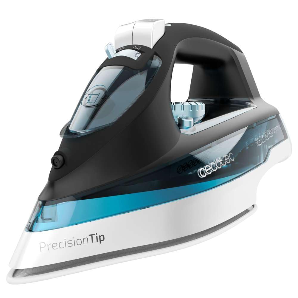 Cecotec Plancha de la Ropa Horizontal Vapor IronHero 3200 Vital. 3200W, Golpe de Vapor 270g/min, Vapor Continuo 70g/min, Suela Gran Resistencia con Deslizamiento Perfecto, Antigoteo