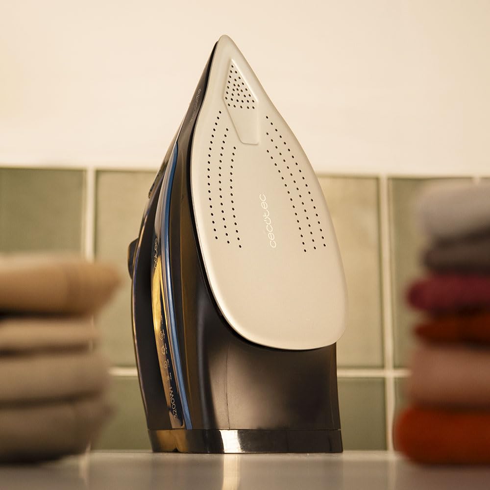 Cecotec Plancha Ropa Vapor 3D ForceAnodized 750 Smart. 3100W, Golpe de Vapor 200 g/min, Doble Suela Anodizada, Pantalla LCD, Antical, Autoapagado, Modo Eco, Depósito 400 ml