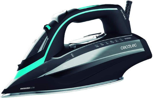 Cecotec Plancha Ropa Vapor 3D ForceAnodized 750 Smart. 3100W, Golpe de Vapor 200 g/min, Doble Suela Anodizada, Pantalla LCD, Antical, Autoapagado, Modo Eco, Depósito 400 ml