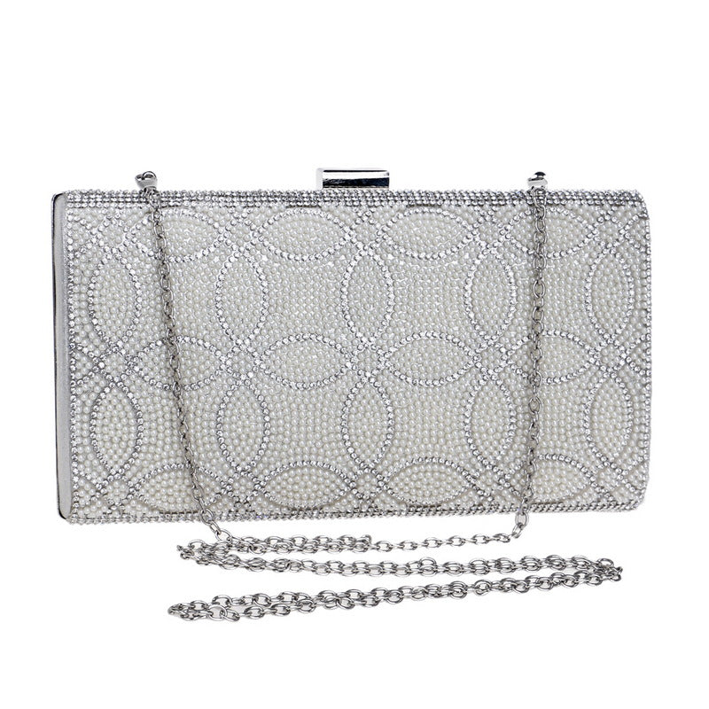 Cross-Border New Model Amazon Ebay Foreign Trade European and American Evening Bags Women's Banquet Dress Clutch Bags Evening Bags Light Luxury