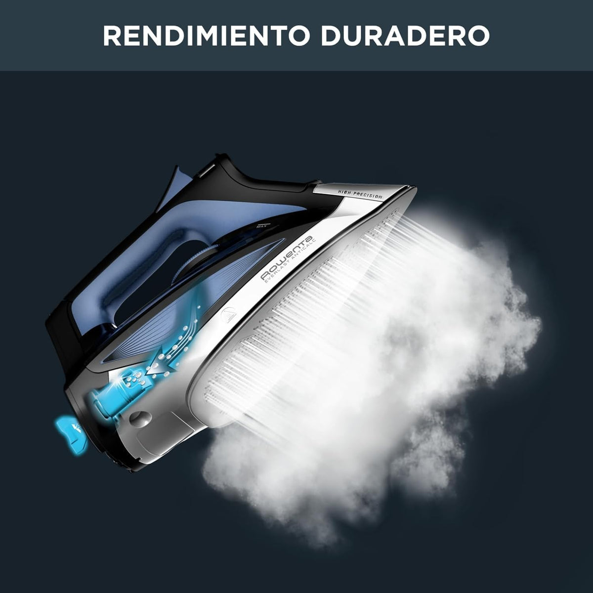 Rowenta Everlast Anticalc, Plancha de vapor, Golpe de vapor de 220 g/min