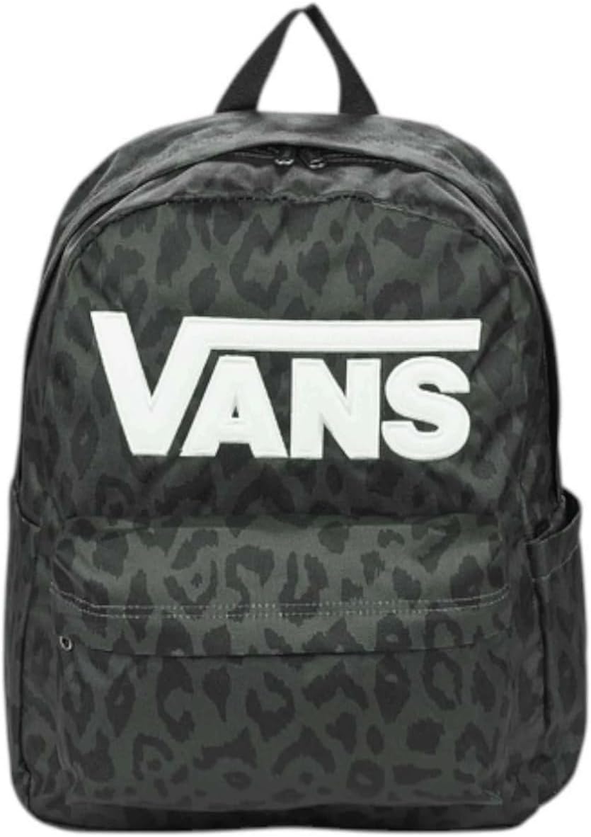 Vans MOCHILA OLD SKOOL DROP V PRINT GRIS CHARCOAL VN000H4ZH911 BACKPACK MACUTO BOLSA