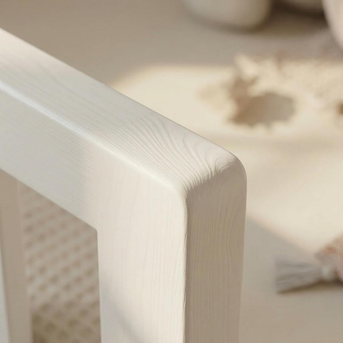 ecomi® Cama Infantil con Protección Anticaídas, Blanco, 80x160 cm