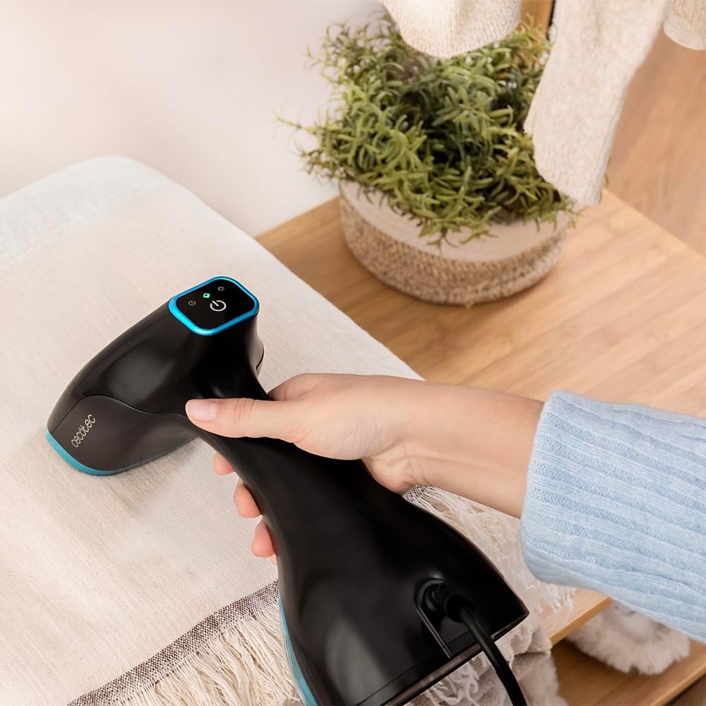 Cecotec Plancha Vertical IronHero 1800 Ultimate. 1800 W, Power Technology, Power Steam, Vapor Continuo de 28 g/min, Touch Control, Fast Steam, Clean Steam, Antigoteo, Auto Shut Off