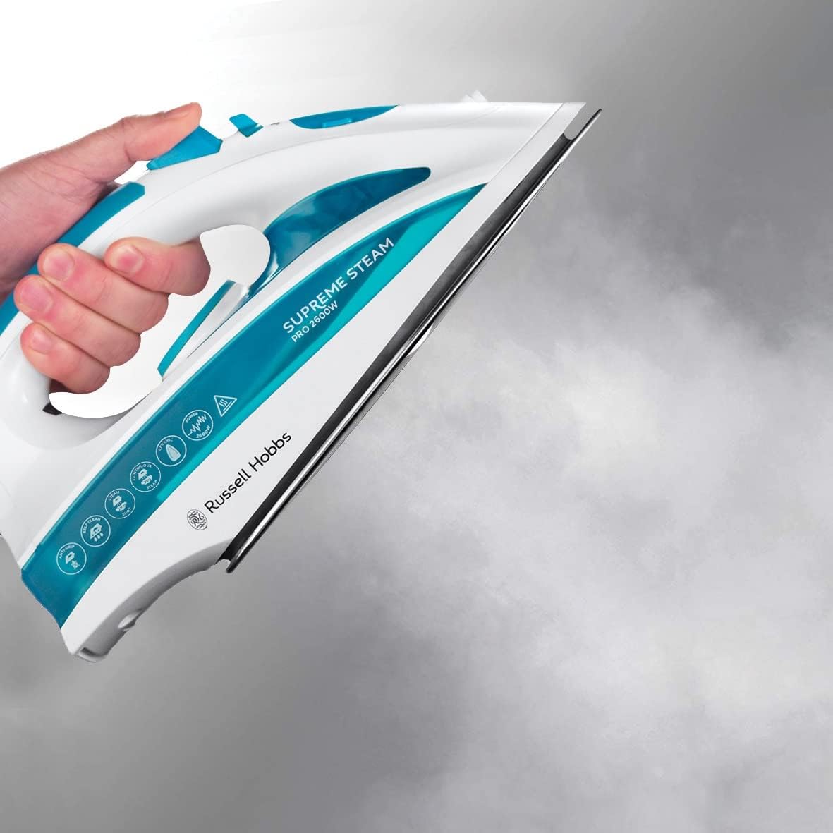 Russell Hobbs Plancha de Vapor Steam Glide Pro, 2600 W, 20562-56