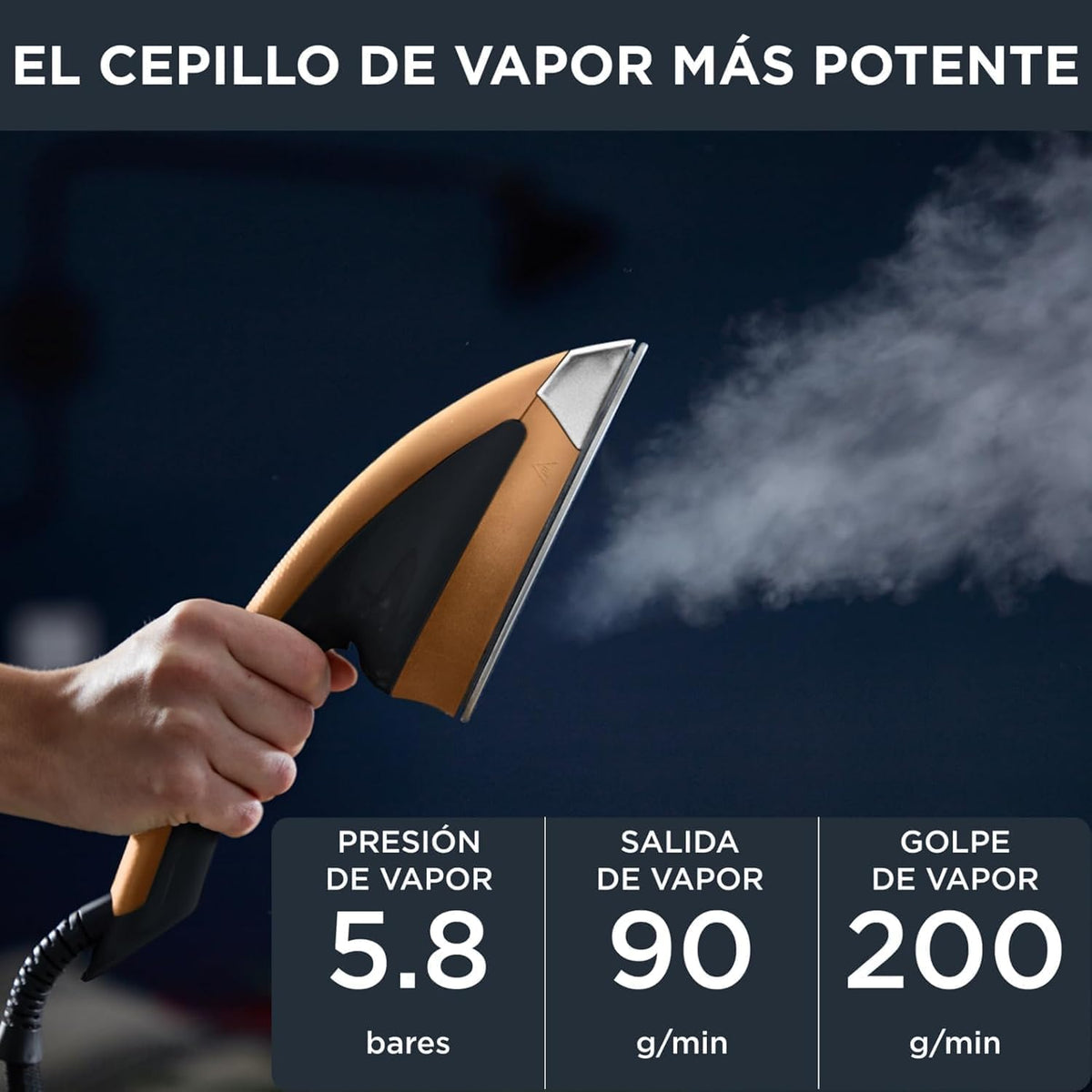 Rowenta Origin Home, Cepillo de vapor vertical, Potencia de 2000 W