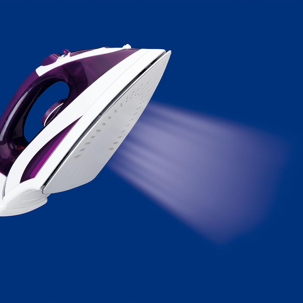 JATA PL225 - Plancha de Vapor Ropa 2200W con Golpe de Vapor 160 g, Vapor Vertical, Suela Acero Inoxidable, Sistema Antigoteo y Antical, Autolimpieza