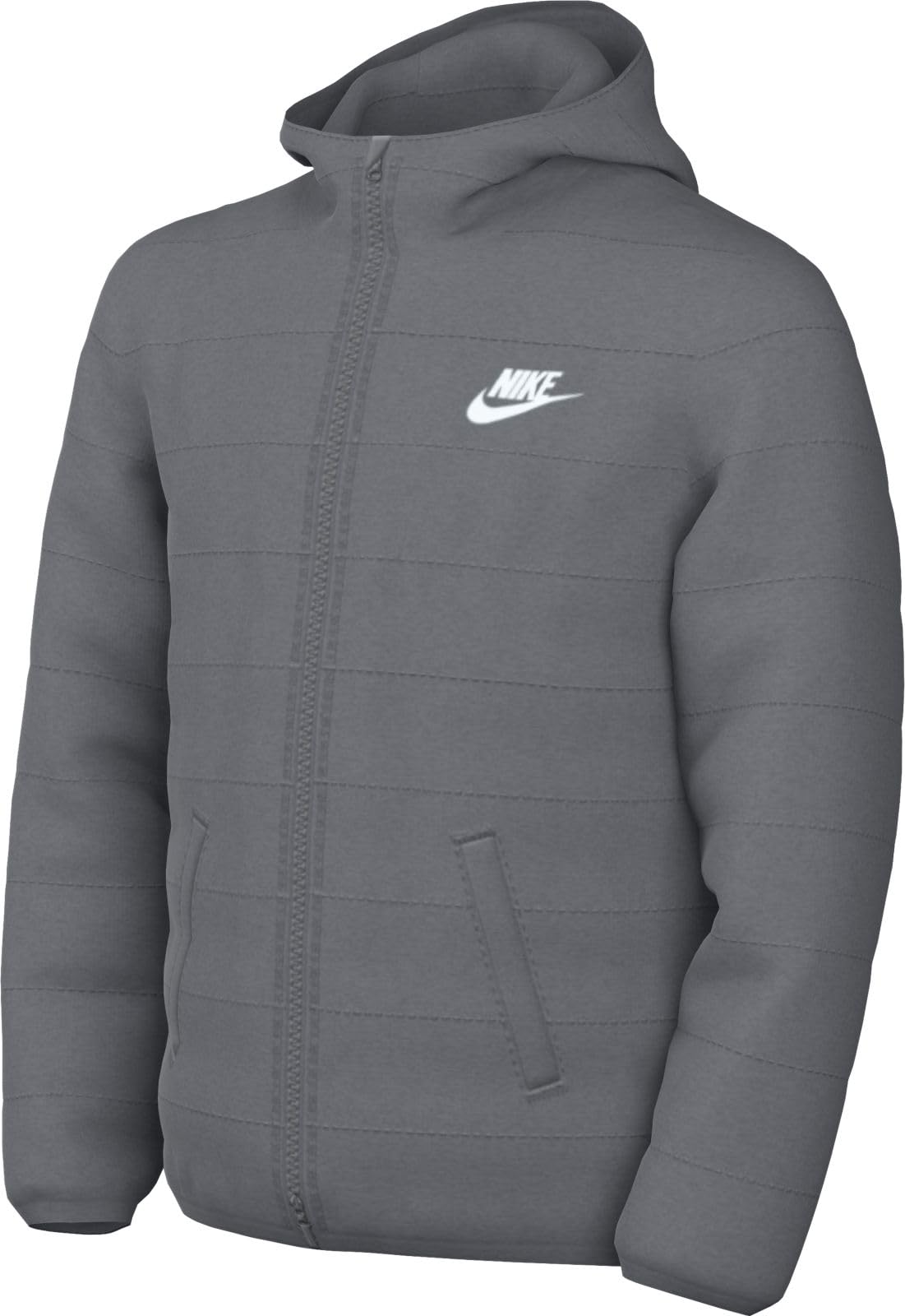 NIKE K Nsw Low Synfl Jkt Adp Hip Length Hooded Jkt Unisex - Niños y jóvenes