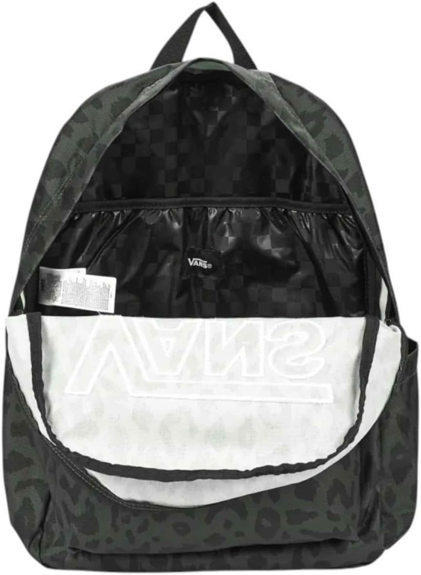 Vans MOCHILA OLD SKOOL DROP V PRINT GRIS CHARCOAL VN000H4ZH911 BACKPACK MACUTO BOLSA