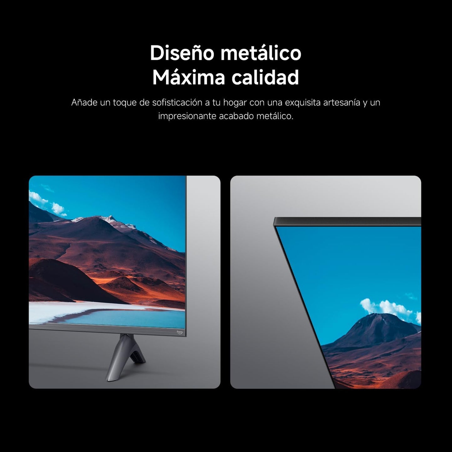 XIAOMI TV F 65, 65 Pulgadas (165 cm), 4K UHD, Smart TV, Fire OS8, Control por Voz Alexa, HDR10, MEMC, Modo Game Boost 120Hz, Compatible con Apple AirPlay