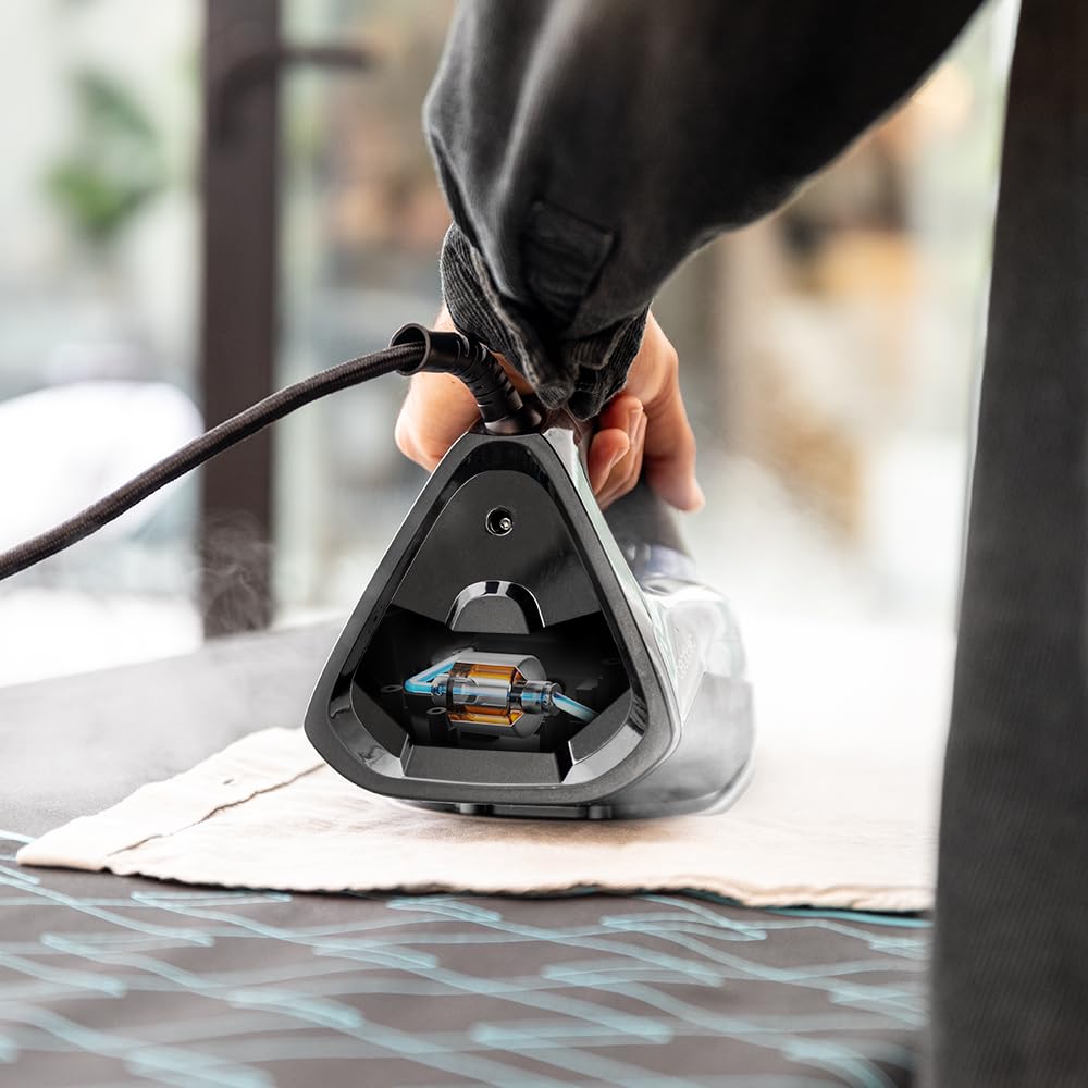 Cecotec Plancha Ropa Vapor 3D ForceAnodized 750 Smart. 3100W, Golpe de Vapor 200 g/min, Doble Suela Anodizada, Pantalla LCD, Antical, Autoapagado, Modo Eco, Depósito 400 ml