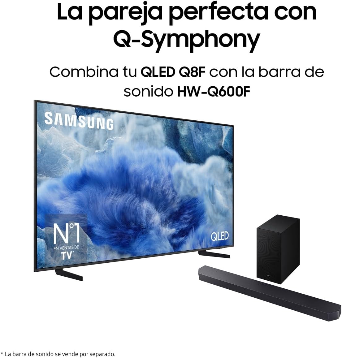 Samsung TV 65 Pulgadas QLED Q8F 4K Smart TV con Vision AI, 100% Volumen de Color con Quantum Dot, el auténtico Quantum Dot y Motion Xcelerator