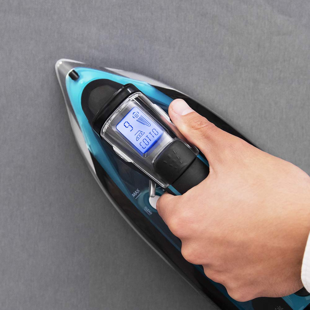 Cecotec Plancha Ropa Vapor Fast-Furious 5010 Vital, Suela de Aluminio Turbo Slide, Vapor continuo de 55 g/min, Golpe de vapor de 200 g/min, Regulador de temperatura, Antical, Antigoteo, 2600 W