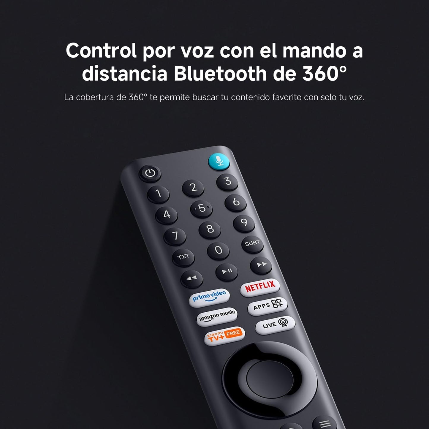 XIAOMI TV F 65, 65 Pulgadas (165 cm), 4K UHD, Smart TV, Fire OS8, Control por Voz Alexa, HDR10, MEMC, Modo Game Boost 120Hz, Compatible con Apple AirPlay