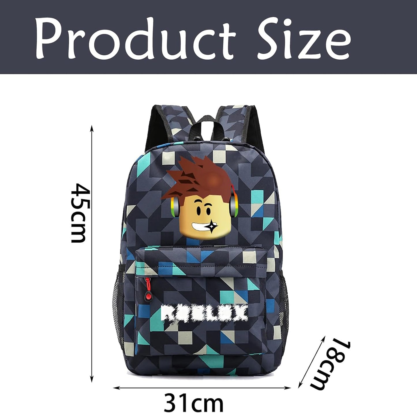 Mochila Roblox Bolsa de Ocio Impresa Casual