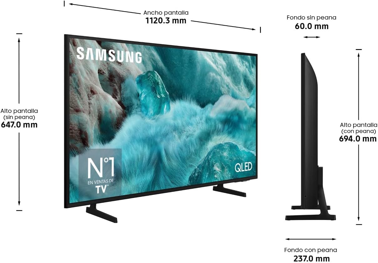 Samsung TV 65 Pulgadas QLED Q8F 4K Smart TV con Vision AI, 100% Volumen de Color con Quantum Dot, el auténtico Quantum Dot y Motion Xcelerator