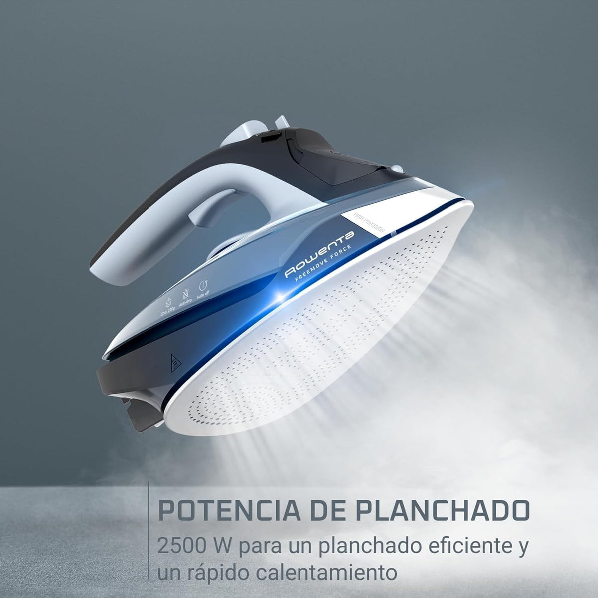 Rowenta Freemove, Plancha de vapor sin cable, Golpe de vapor 115 g/min