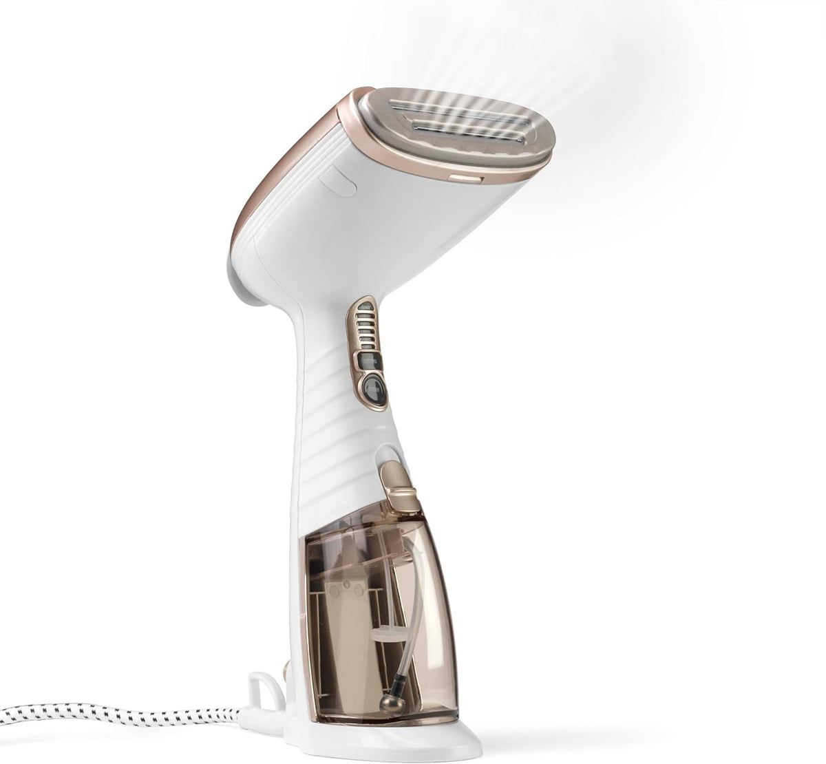Conair GS59XE Plancha de vapor vertical Turbo ExtremeSteam, 1560 W, Tanque de agua 230 ml, Vapor continuo de 20 min, 5 ajustes de vapor, Ideal viajes y hogar