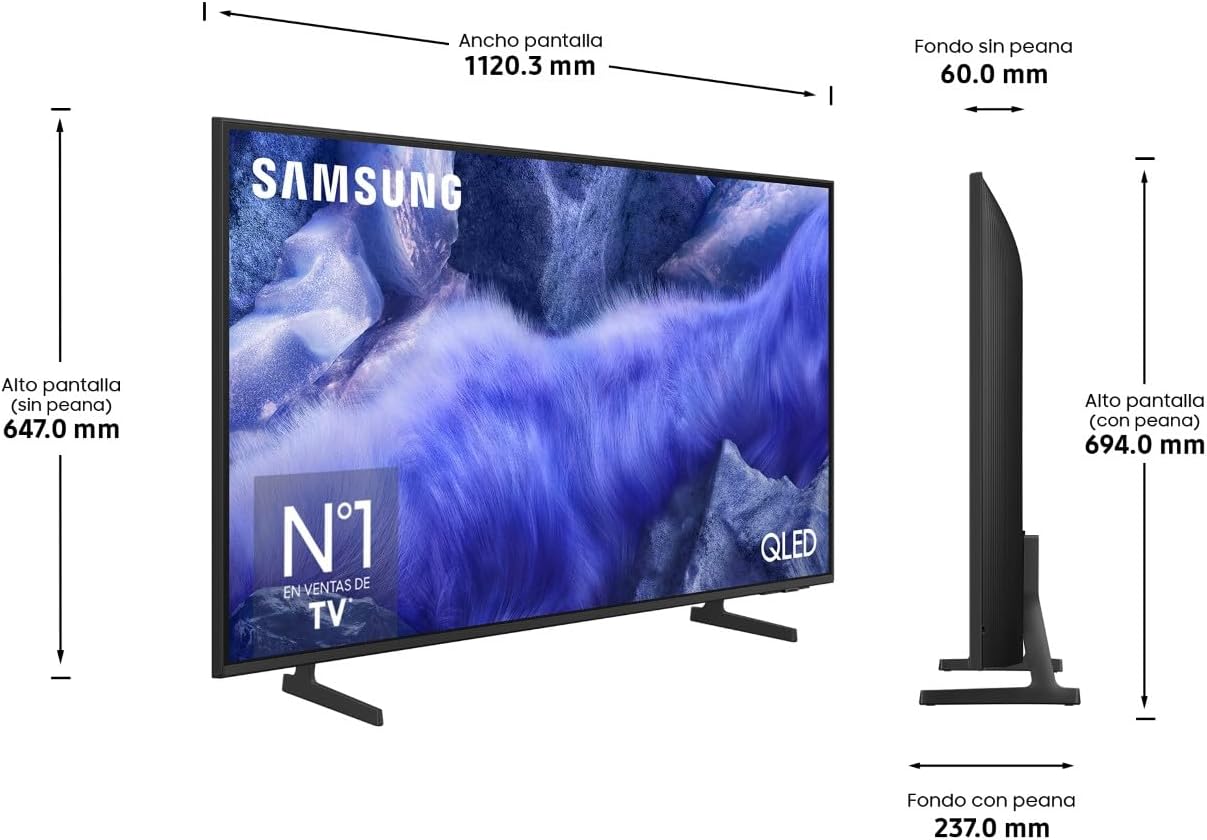 Samsung TV 65 Pulgadas QLED Q8F 4K Smart TV con Vision AI, 100% Volumen de Color con Quantum Dot, el auténtico Quantum Dot y Motion Xcelerator
