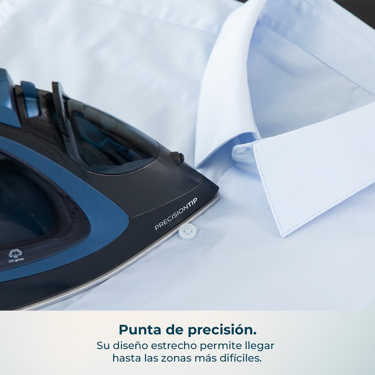 Cecotec Plancha de Ropa IronHero H-3000 Ceramic. Gran Potencia de 3000 W, Calentamiento Rápido, Suela Cerámica XXL, Elimina Arrugas Difíciles, Sistema Antical, Antigoteo y Apagado Automático