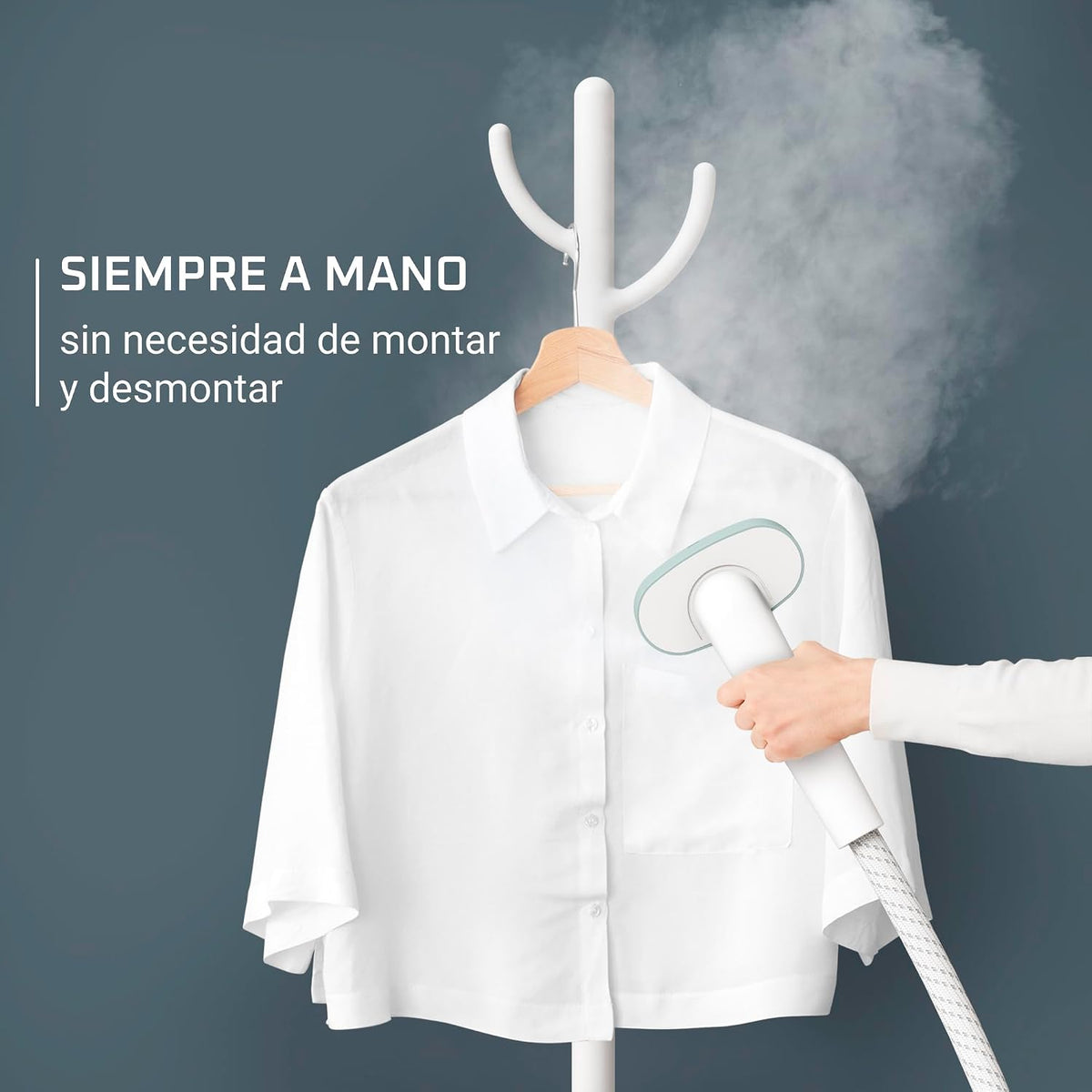 Rowenta Origin Home, Cepillo de vapor vertical, Potencia de 2000 W