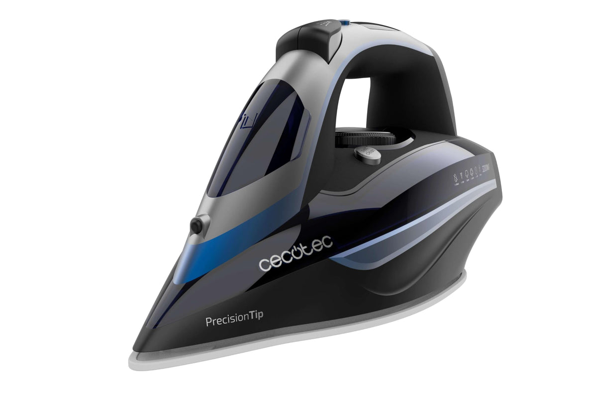 Cecotec Plancha Ropa Vapor 3D ForceAnodized 750 Smart. 3100W, Golpe de Vapor 200 g/min, Doble Suela Anodizada, Pantalla LCD, Antical, Autoapagado, Modo Eco, Depósito 400 ml