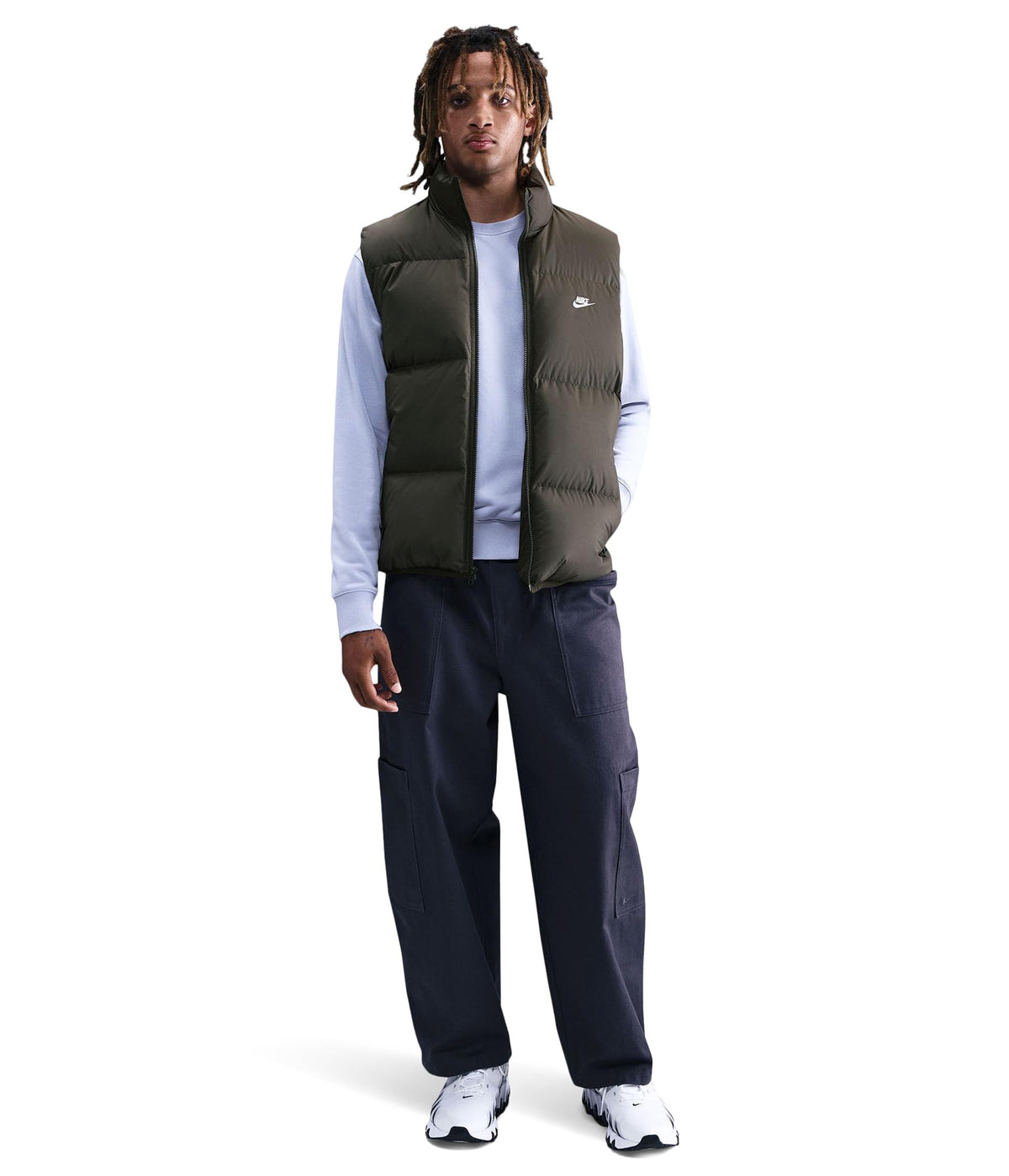 NIKE M Sf Club Puffer Vest 550 Chalecos Bebé-Niñas (Pack de 1)