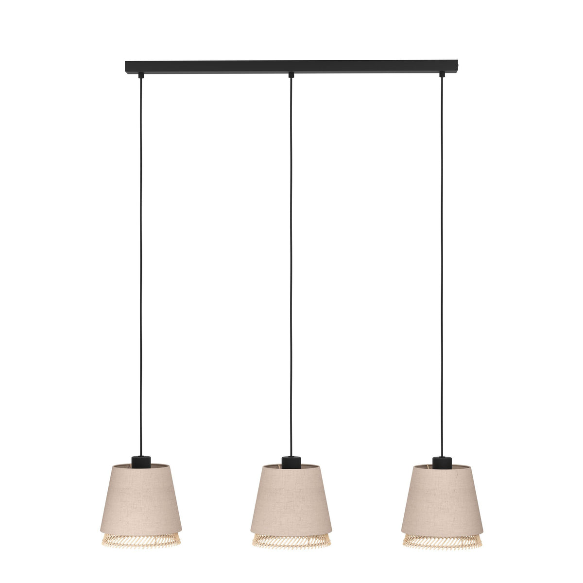 Eglo Tabley Lámpara de techo de estilo natural, adecuada para colocar