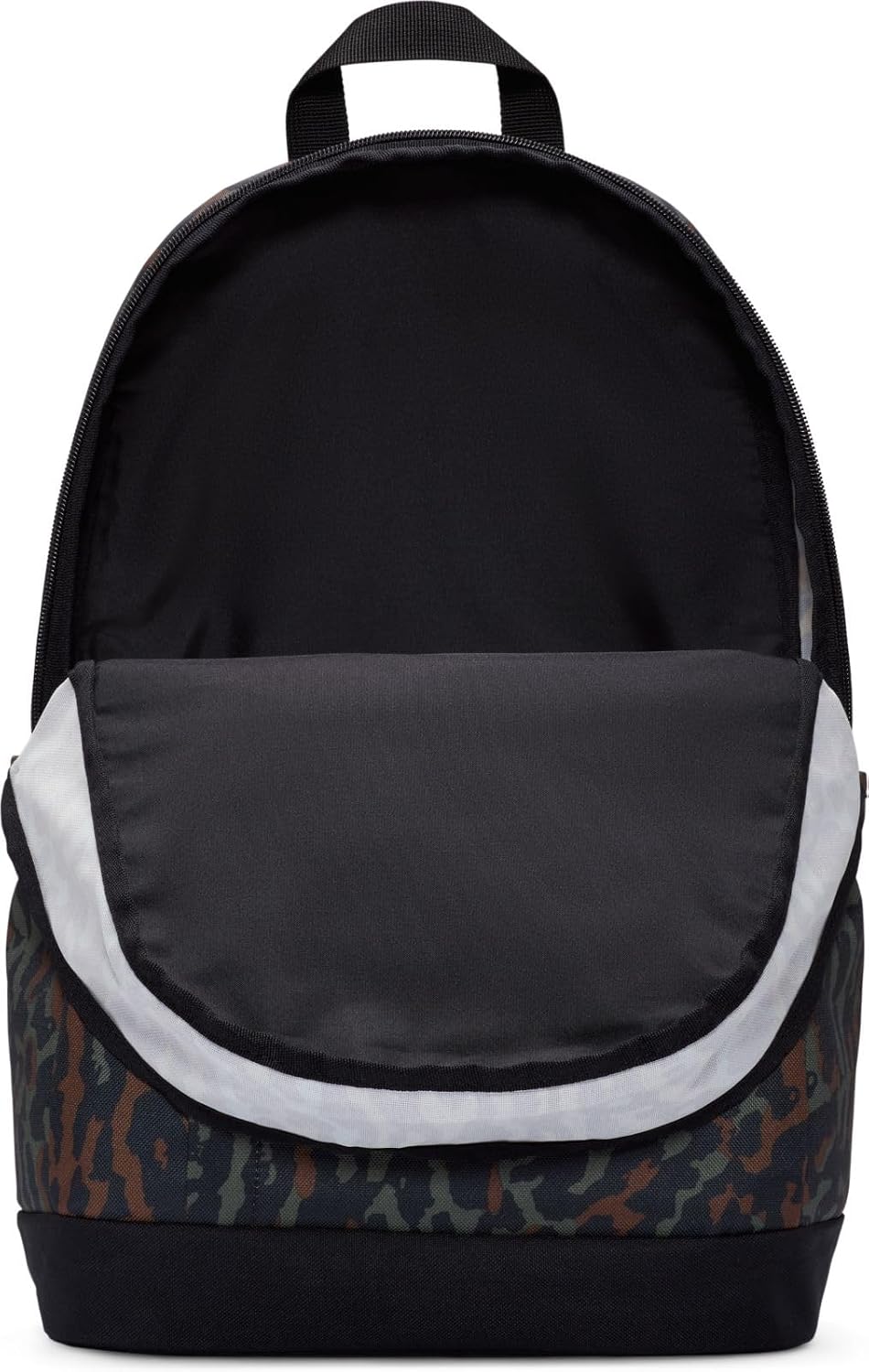 Nike Mochila unisex Nk Elmntl Bkpk - Caminal, negro, blanco, 21 L, Deportes