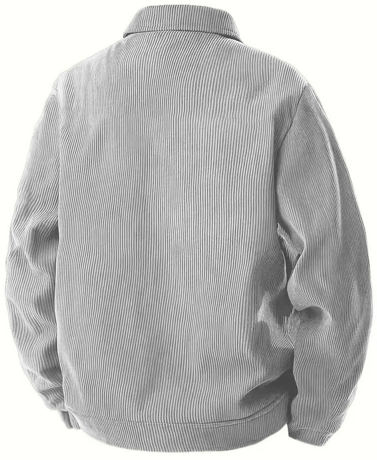 PADOLA Chaqueta de Pana para Hombre Chaqueta Ligera de Manga Larga con Solapa Camisa Abotonada Casual con Bolsillos