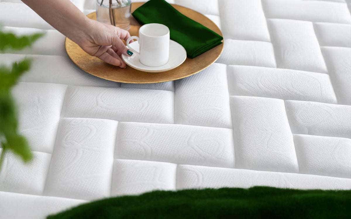 Dormio Esmeralda Colchón Viscoelástico Fresh 3D, 90x190 cm, Altura 21 cm, Reversible Frío/Calor, Confort y Firmeza Adaptable.