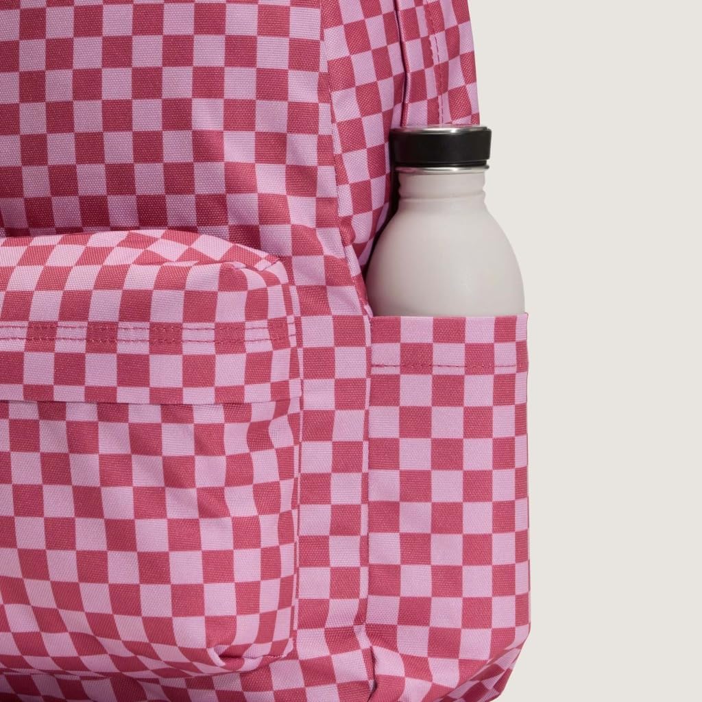 Vans Mochila unisex Old Skool Check, Pink Fizz, mediana, rosa Fizz, M