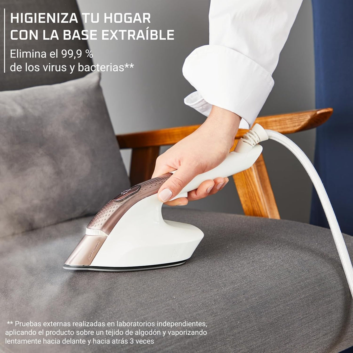 Rowenta Origin Home, Cepillo de vapor vertical, Potencia de 2000 W