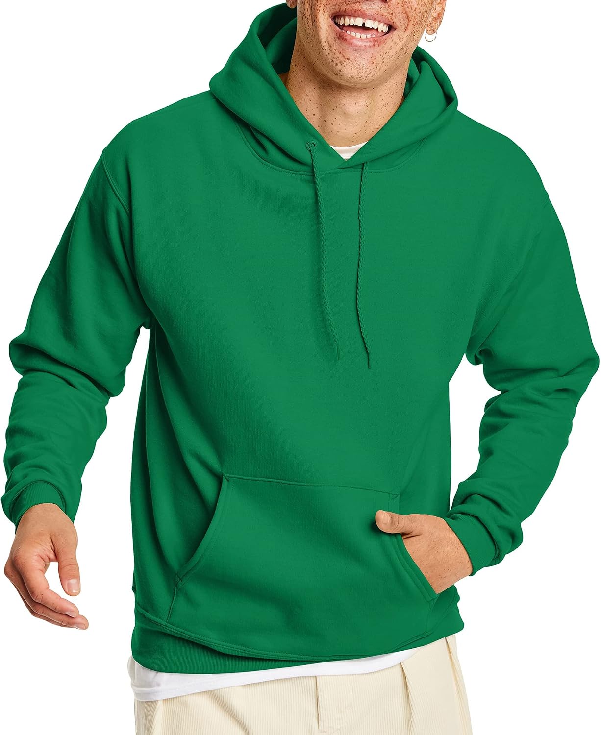 Hanes Men's Pullover EcoSmart Hooded Sweatshirt