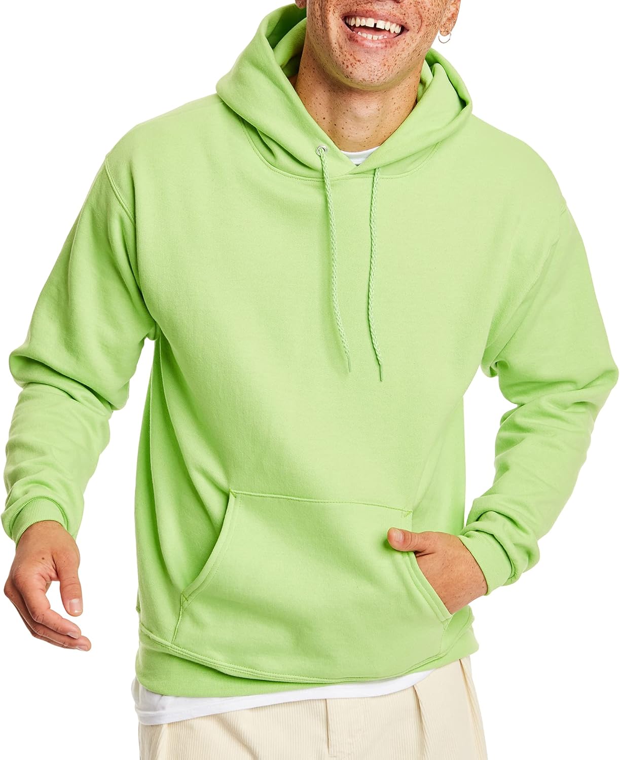 Hanes Men's Pullover EcoSmart Hooded Sweatshirt