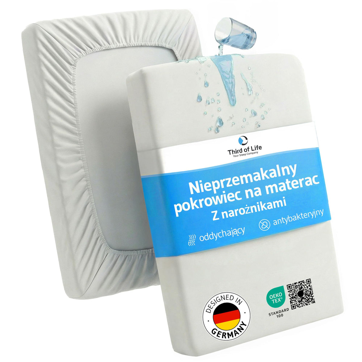 Protector de colchón 90x200 Impermeable y Transpirable, hipoalergénico