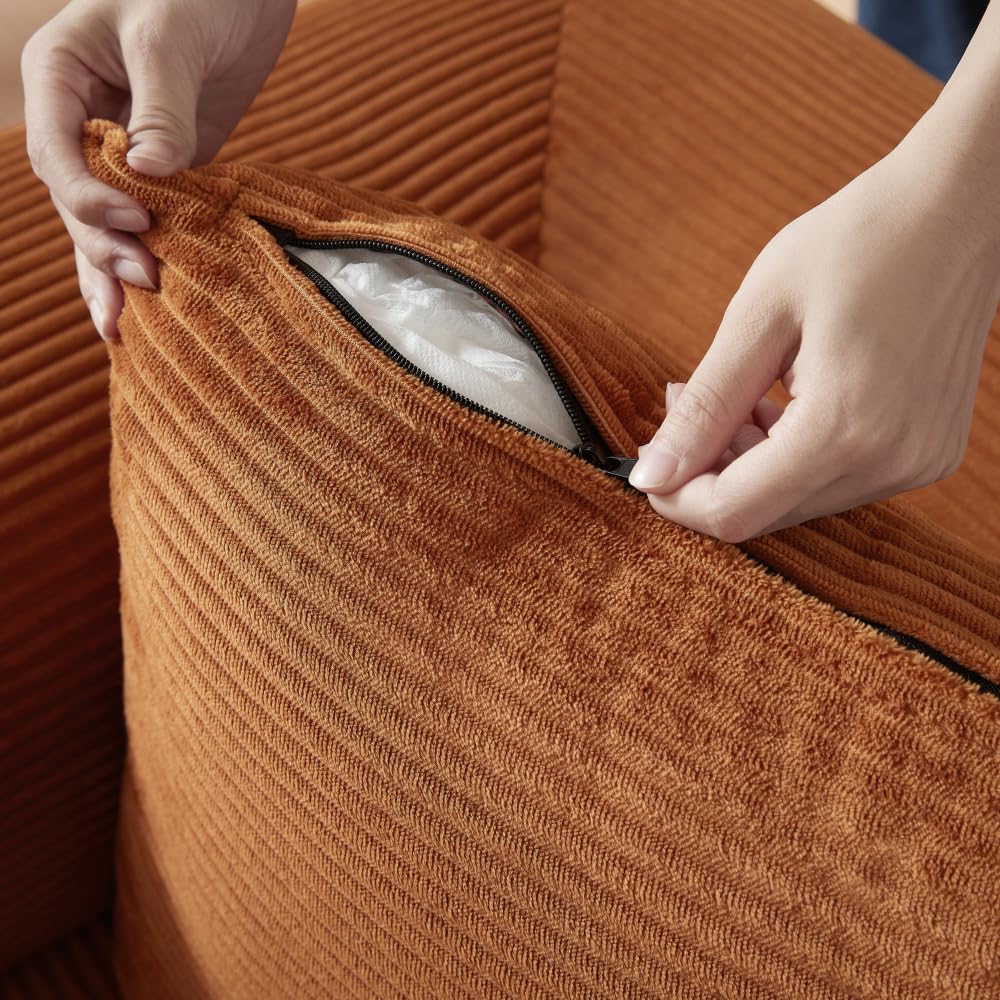 Sapgaks Sofá Convertible, Sofá Cama, Sofá 2 Plazas sin Marco, Sofá Plegable de Compresión, Diseño Cuadrado Clásico, No requiere Montaje (Verde-1)