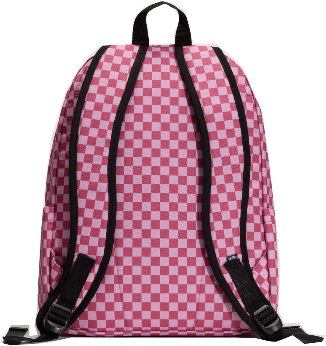 Vans Mochila unisex Old Skool Check, Pink Fizz, mediana, rosa Fizz, M