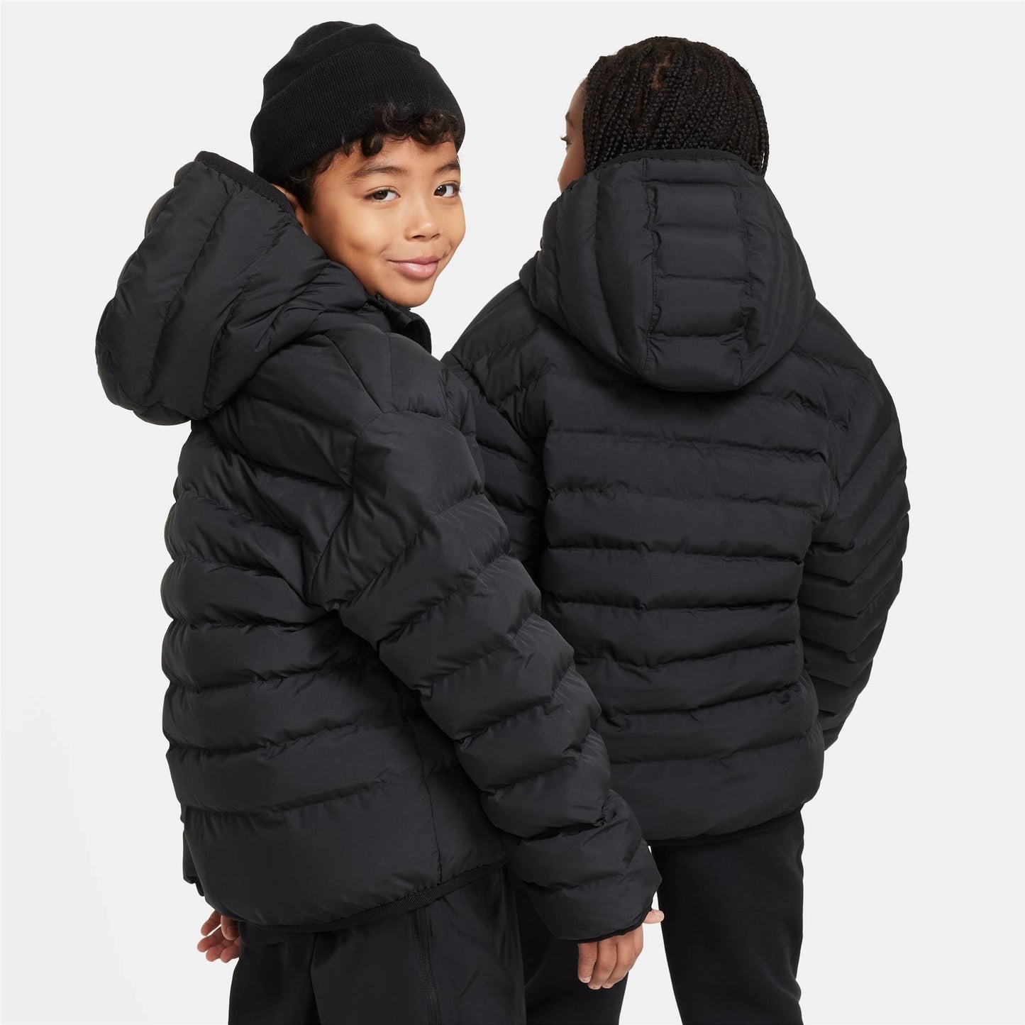 NIKE K Nsw Low Synfl Jkt Adp Hip Length Hooded Jkt Unisex - Niños y jóvenes