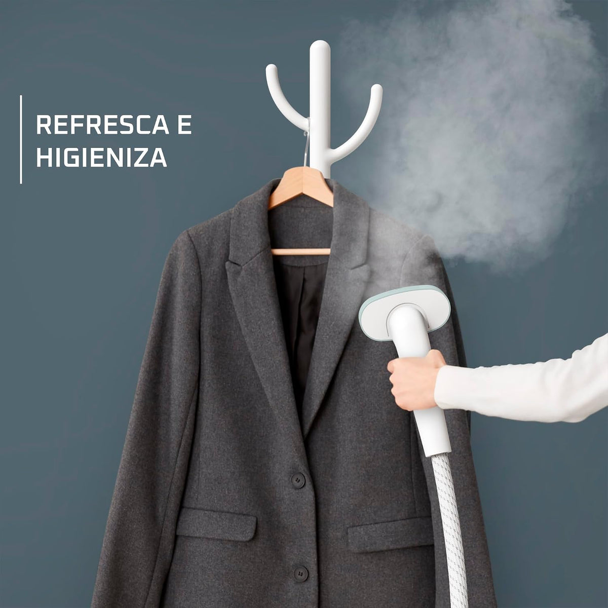 Rowenta Origin Home, Cepillo de vapor vertical, Potencia de 2000 W