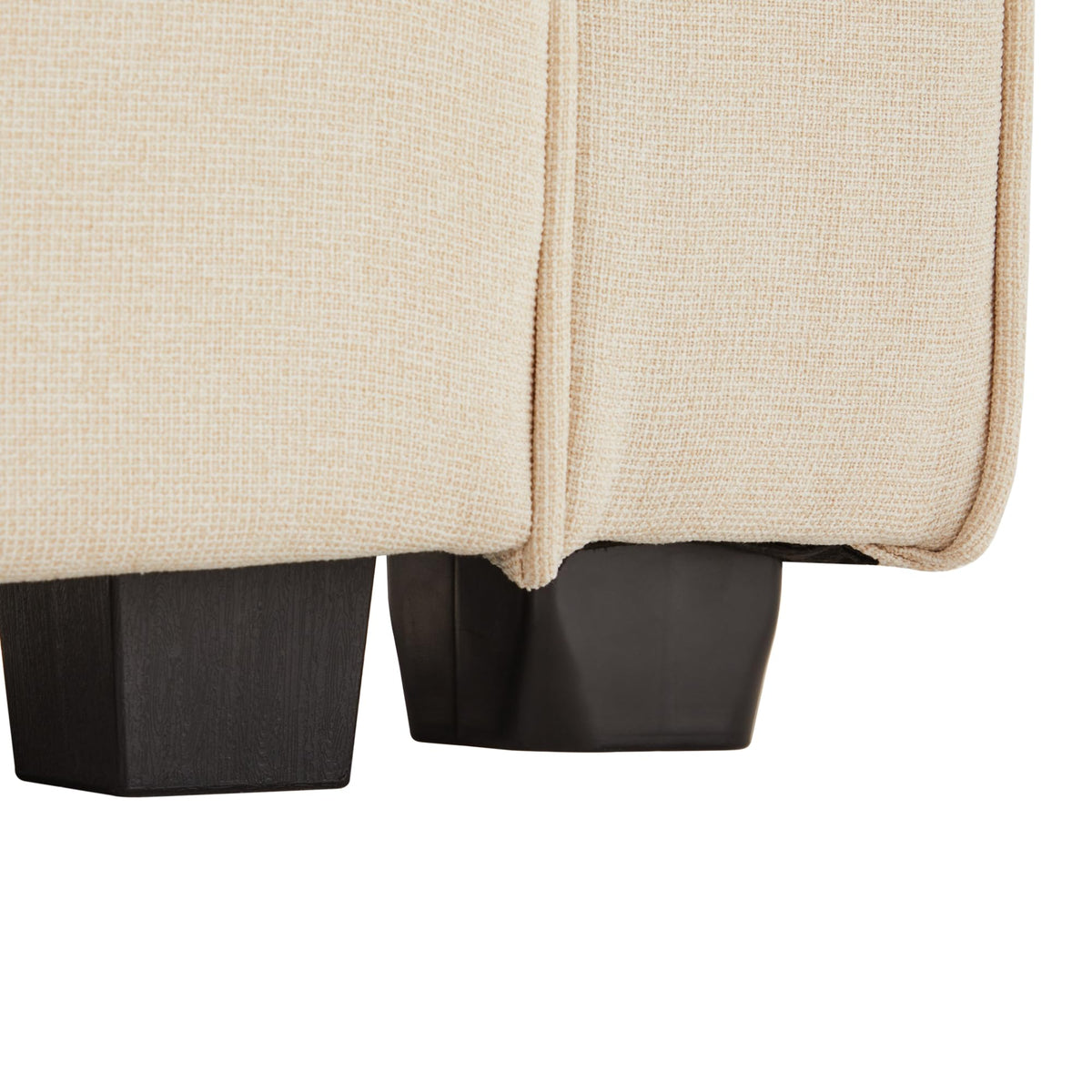 Sofá moderno de 4 plazas, en tejido de lino, soporte para bebidas, 2 puertos de carga USB con cable, bolsillos en reposabrazos y 4 cojines, sofá sencillo para sala de estar