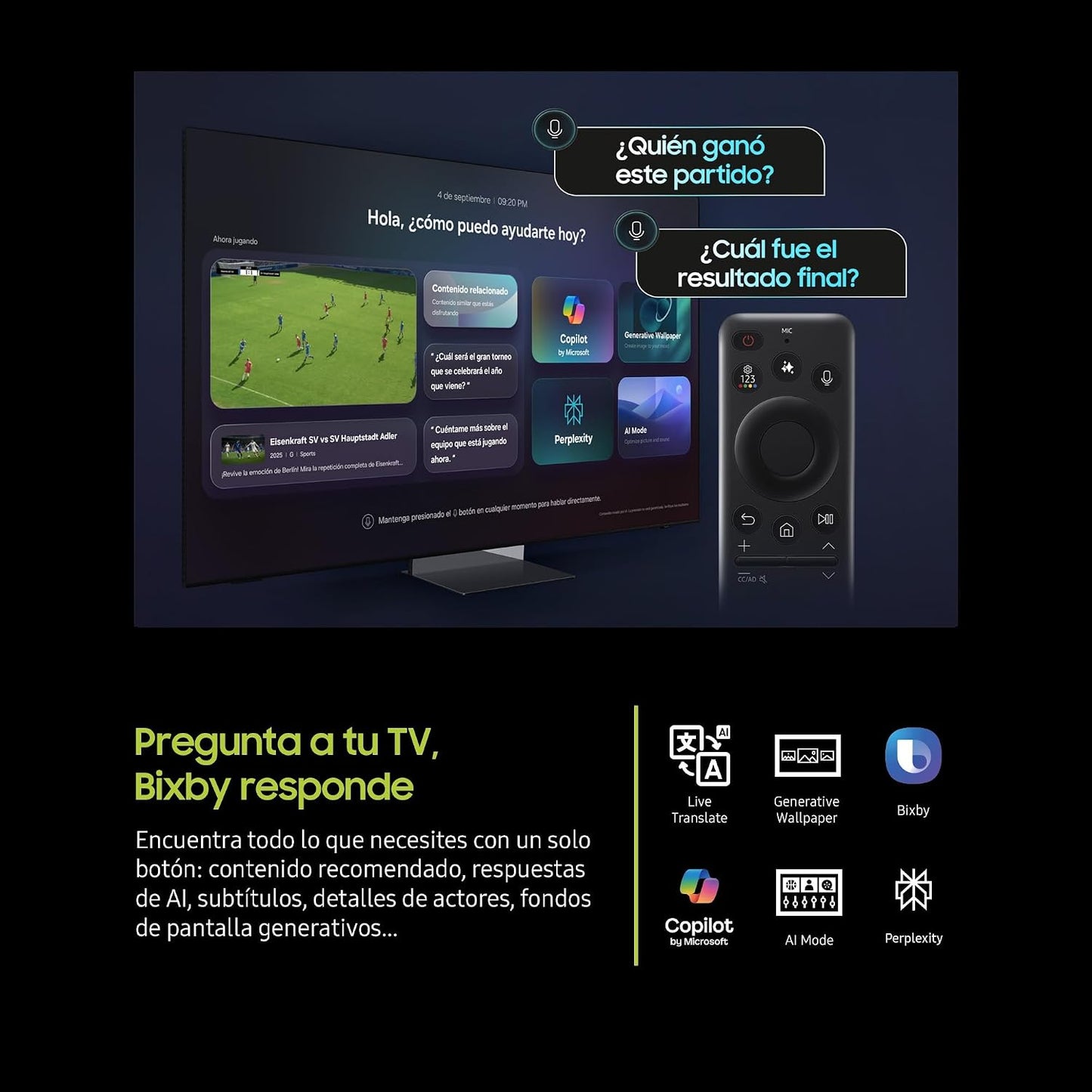 Samsung TV 65 Pulgadas QLED Q8F 4K Smart TV con Vision AI, 100% Volumen de Color con Quantum Dot, el auténtico Quantum Dot y Motion Xcelerator