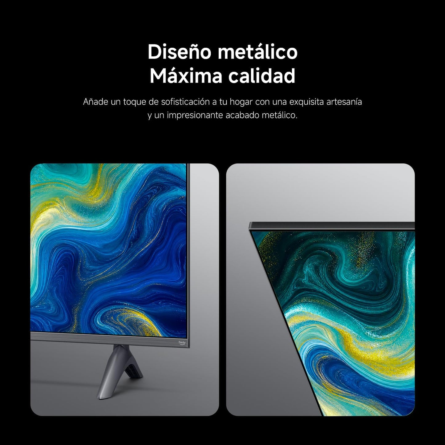 XIAOMI TV F Pro 75, 75 Pulgadas (190 cm), 4K UHD QLED, Smart TV, Fire OS8, Control por Voz Alexa, HDR10+, Modo Game Boost 120Hz, MEMC, Compatible con Apple AirPlay