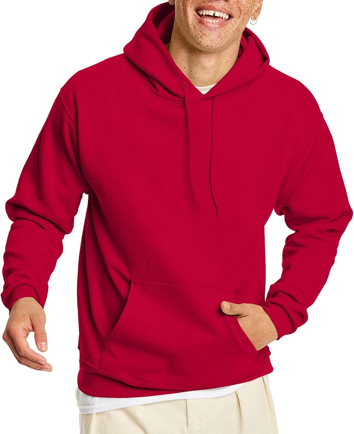 Hanes Men's Pullover EcoSmart Hooded Sweatshirt