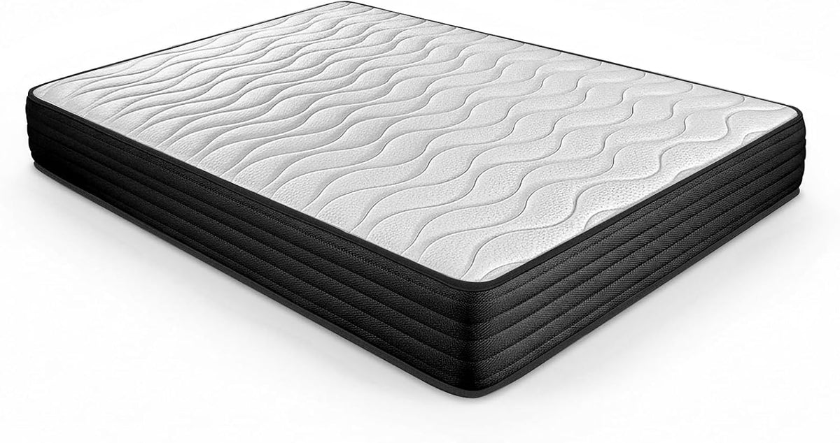 DUÉRMETE ONLINE - Colchón Viscoelástico Pocket Visco Reversible (Cara Invierno-Verano) Firmeza-Dureza Media-Alta, Grosor 20cm, Antiácaros, Antibacerias e Hipoalergénico, 180x200