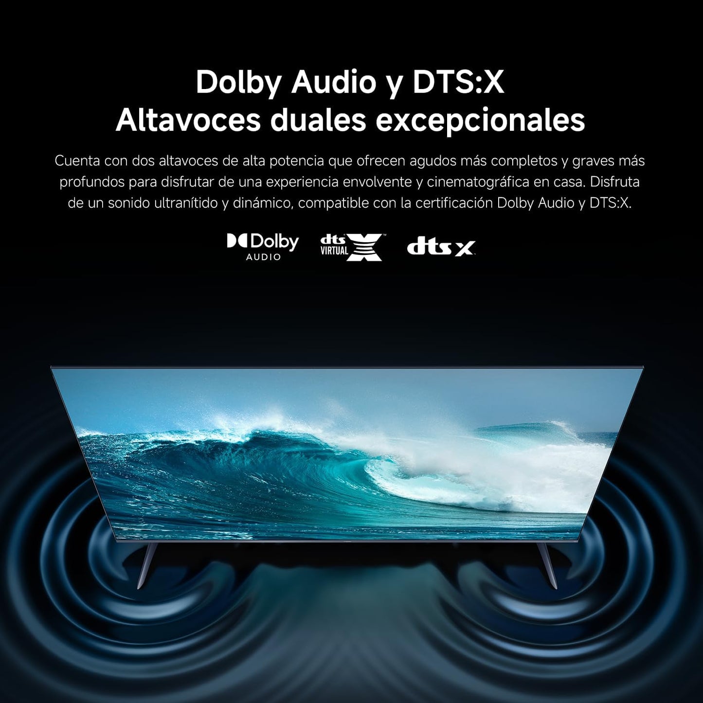 XIAOMI TV F Pro 75, 75 Pulgadas (190 cm), 4K UHD QLED, Smart TV, Fire OS8, Control por Voz Alexa, HDR10+, Modo Game Boost 120Hz, MEMC, Compatible con Apple AirPlay