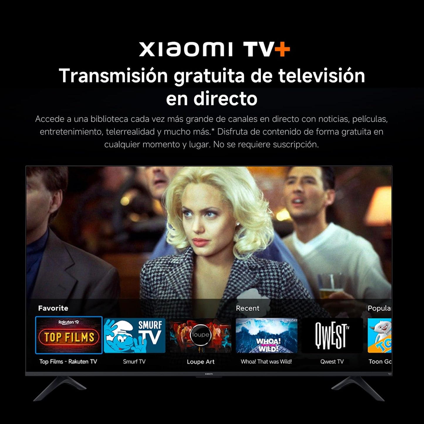 XIAOMI TV F 65, 65 Pulgadas (165 cm), 4K UHD, Smart TV, Fire OS8, Control por Voz Alexa, HDR10, MEMC, Modo Game Boost 120Hz, Compatible con Apple AirPlay