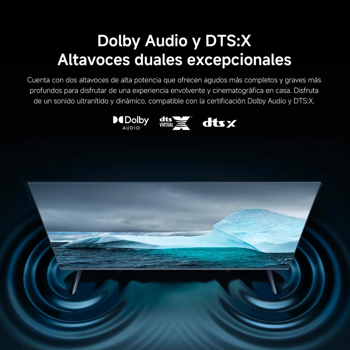 XIAOMI TV F Pro 75, 75 Pulgadas (190 cm), 4K UHD QLED, Smart TV, Fire OS8, Control por Voz Alexa, HDR10+, Modo Game Boost 120Hz, MEMC, Compatible con Apple AirPlay